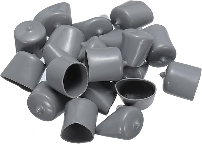 uxcell 20pcs Rubber End Caps 25mm ID Vinyl PVC Round Tube Bolt Cap Cover Screw - Image 4
