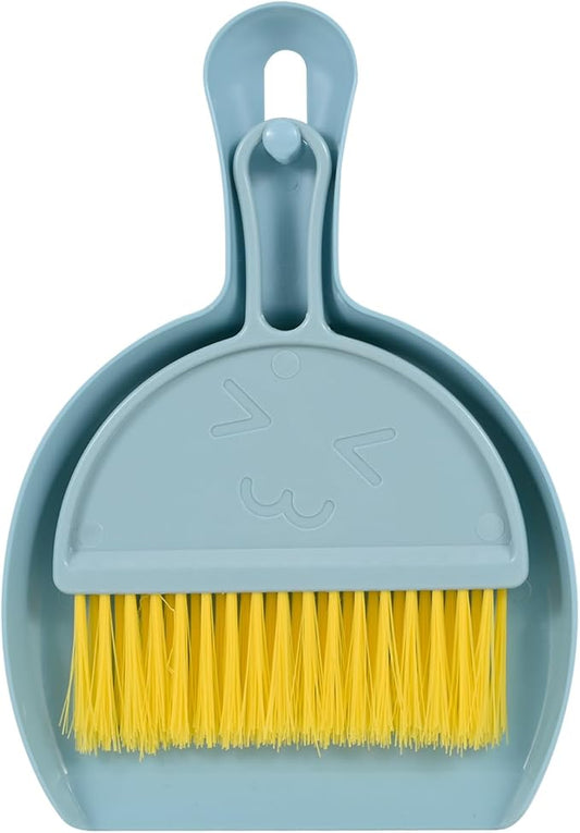 Small Broom and Dustpan Set, mini Compact Portable, by Shaloxar