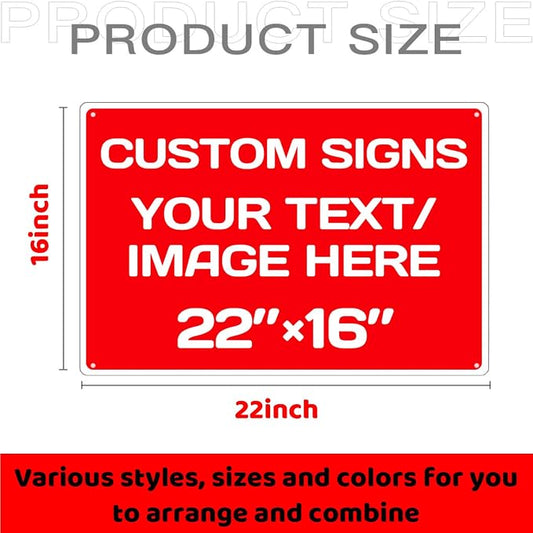Personalized Aluminum Weatherproof Metal Sign - Image 2