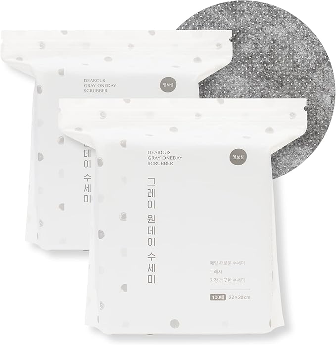 DEARCUS Gray One Day Scrubber by DearCustomersDEARCUS