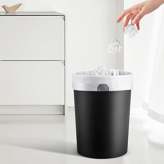 Drawstring 4 Gallon Trash Bags, Pre-Cut Strong Wastebasket Bin Liners - Image 2