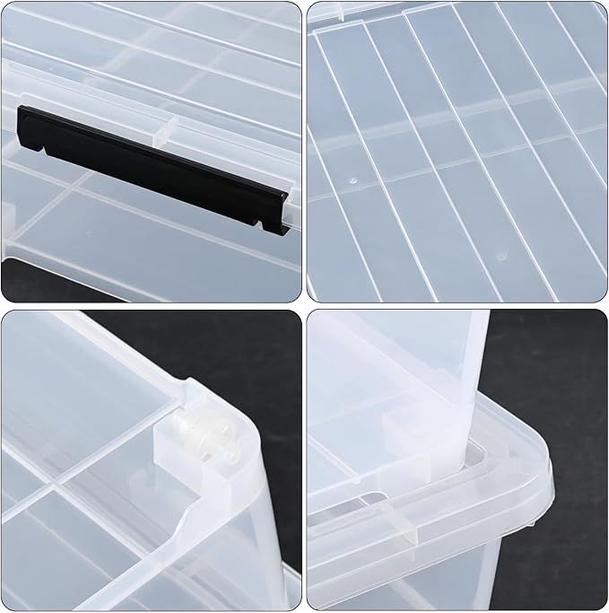 40 Quart Under Bed Plastic Storage Bins - Image 3