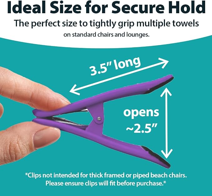 CoreClips Towel Clips for Beach Chairs - Image 5