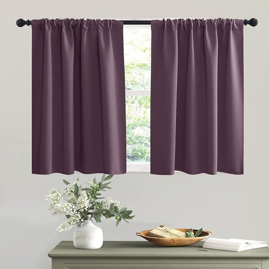 RYB HOME Bathroom Window Curtains by RYBHOME
