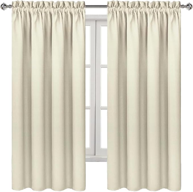 DWCN Blackout Curtains for Bedroom – Rod Pocket Thermal Insulated Noise - Image 9