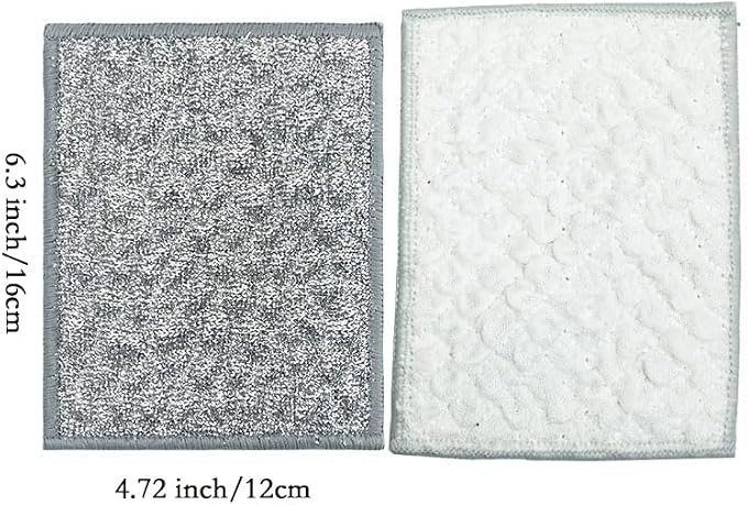 New Scratch-Resistant Multi-Functional Metal Wire Dish Cloth, Double-Sided - Image 2