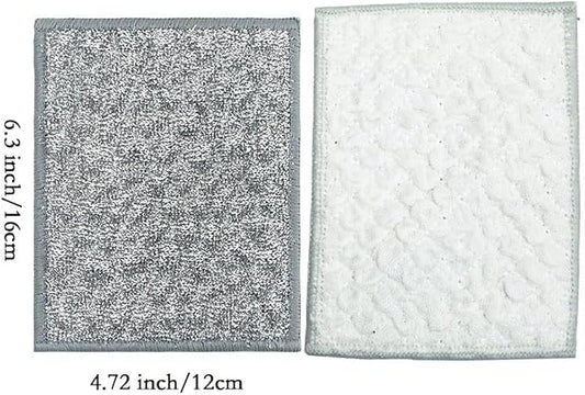 New Scratch-Resistant Multi-Functional Metal Wire Dish Cloth, Double-Sided - Image 2
