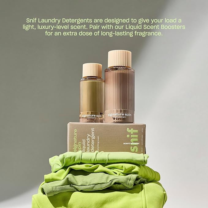 Snif Signature Spin Scent Booster, Clean and Crisp Scent, 25 Loads, - Image 4