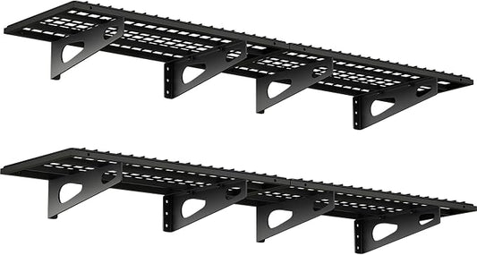 4-Pack 1.5x3FT Garage Shelving 17.7-inch-by-35.8-inch Wall Shelf Garage Storage by SoyweyDirect