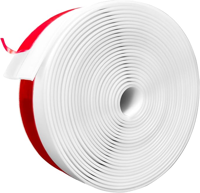 Silicone Weather Stripping, 2 inch x 20 Ft Door Draft Stopper, Window Seal Strip by Noabaco
