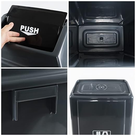 Morcte 4-Pack 13 Gallon Kitchen Trash Can - Image 3