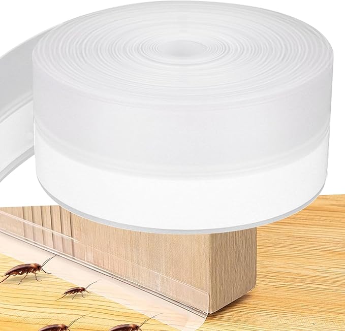 Weather Stripping Door Seal Strip 33 Feet Strip Bottom Draft Insulation Stopper by APORNI