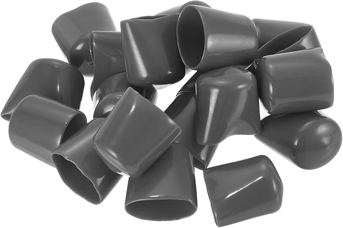 uxcell 20pcs Rubber End Caps 22mm ID Vinyl PVC Round Tube Bolt Cap Cover Screw - Image 4
