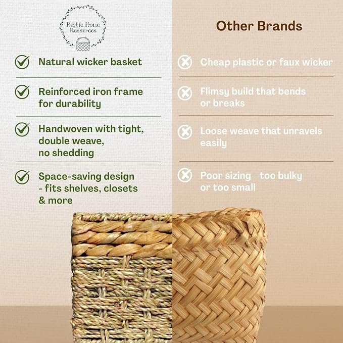 Large Wicker Storage Basket - Image 8