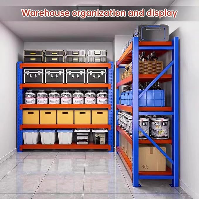 Industrial Metal Storage Shelves - Image 4