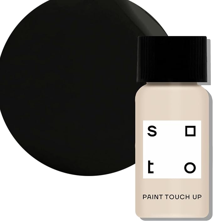 soto Black Paint Touch Up, Matte Finish — 10 Milliliters of Scratch Repair by soto