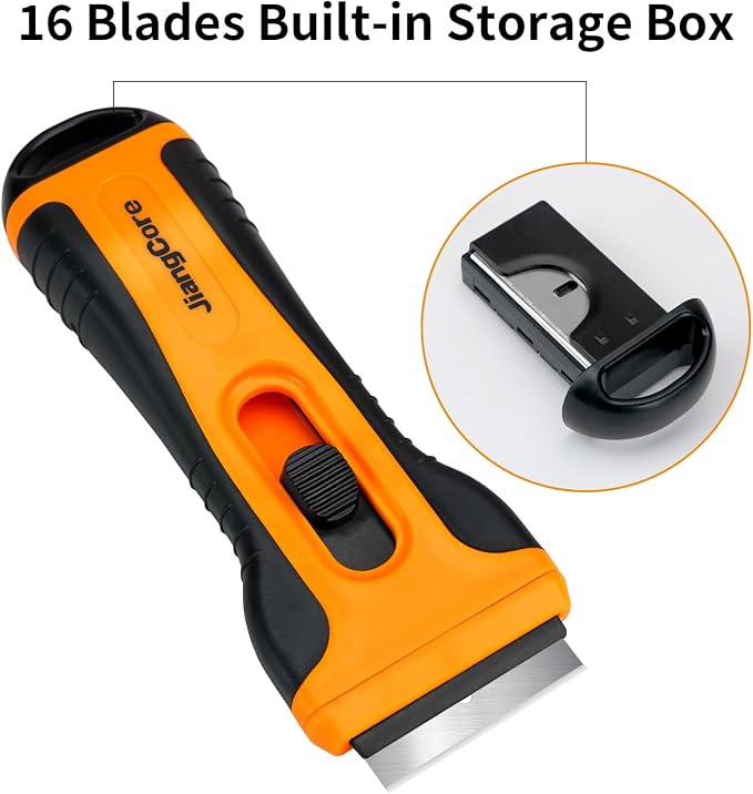 Razor Blade Scraper Tool with 15 Extra SK5 Blades - Image 5