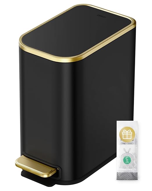 Cesun Small Bathroom Trash Can by Cesun
