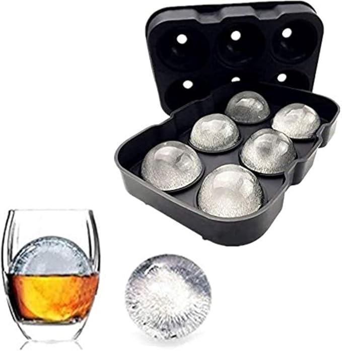 Silicone Round Ice Cube Mold, Round Ice Cube Trays by DOXISHRUKY
