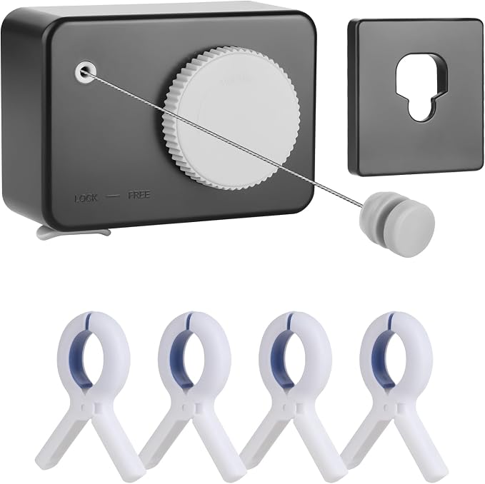 Retractable Clothesline Indoor/Outdoor, Anti-Sag by Unknown