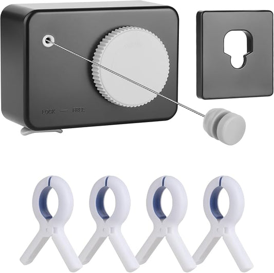 Retractable Clothesline Indoor/Outdoor, Anti-Sag by Unknown