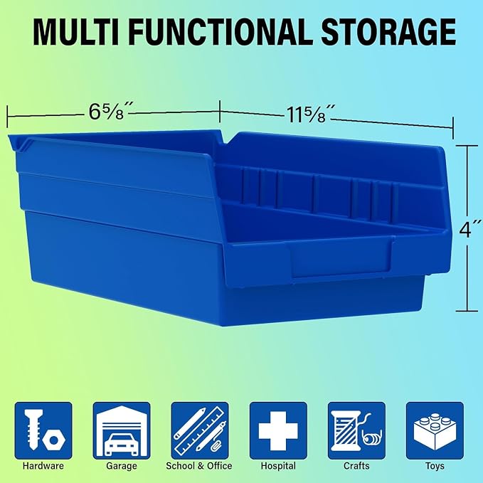 Akro-Mils 30130 Plastic Shelf Bins, Heavy Duty Storage Bins - Image 2