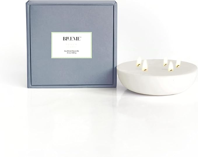 New BLUEME Wellness Candle Wax Refill, Contains Essential Oil, Sustainable by BluemeFragrances