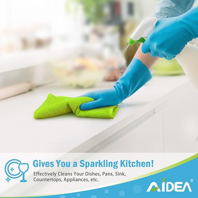 AIDEA Microfiber Cleaning Cloth-24PK, Soft Microfiber Towels - Image 5
