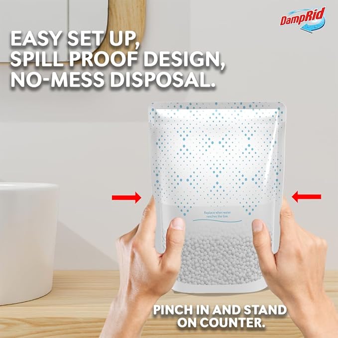 DampRid Fresh Scent Single-Use Pouch Moisture Absorber - Image 3