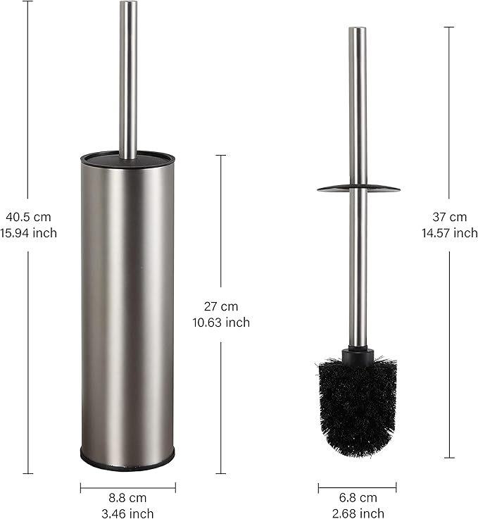 Toilet Brush and Holder, Stainless Steel Toilet Brushes - Image 8