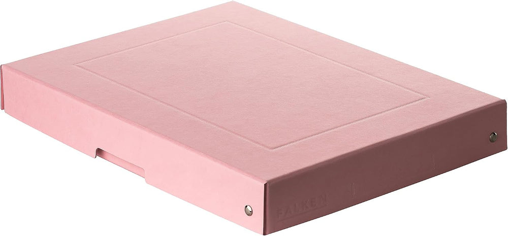 FALKEN Original PureBox Pastel, Made in Germany, 40 mm high, DIN A4, pink, st...
