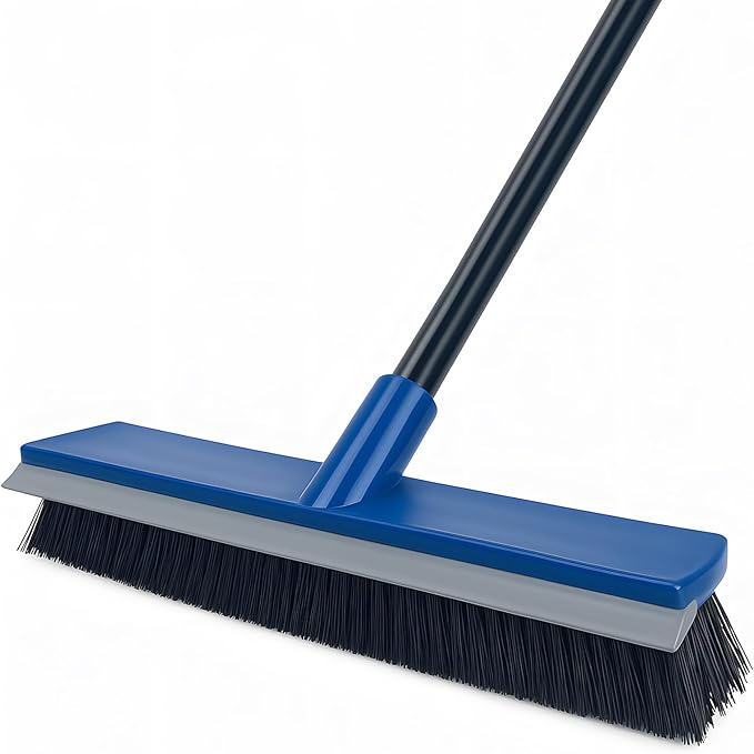 16 Inch Push Broom Outdoor 2 in 1 by KeFanta