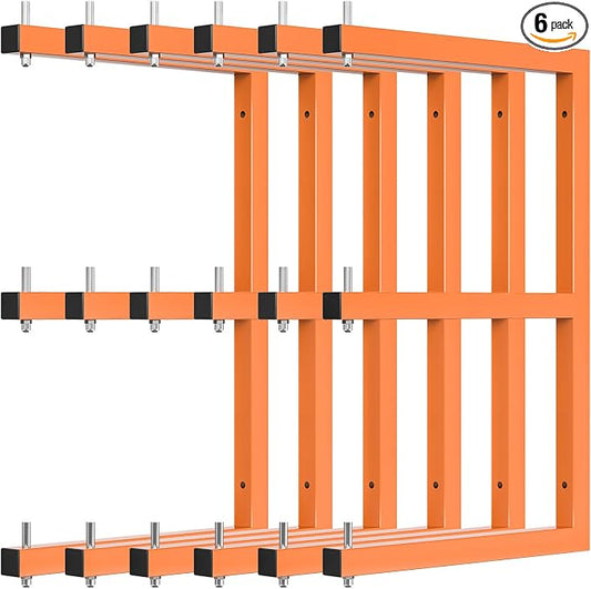Lumber Rack Wall-Mounted Lumber Storage Rack, Heavy Duty Wood Storage Racks by Riciakik