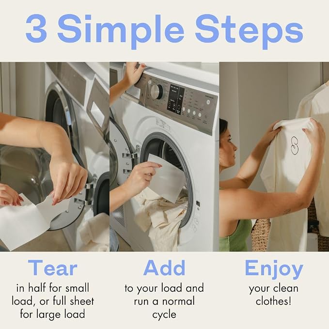 Skipper 50% LARGER Laundry Detergent Sheets Starter Kit + Storage Tin - Image 2