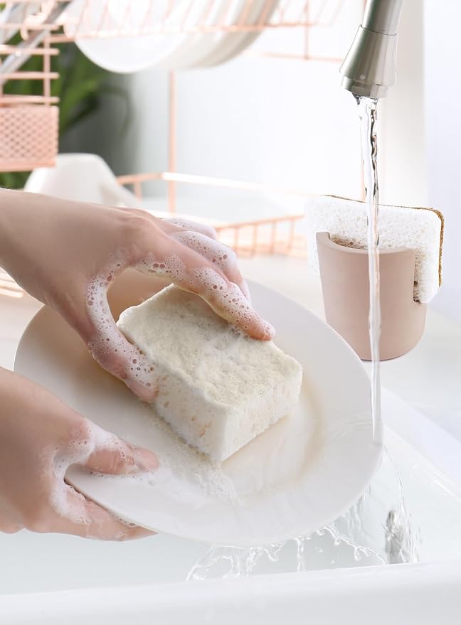 Stone Sponge Holder for Countertop Organizer, Quick Dry Diatomite Sponge Holder - Image 4