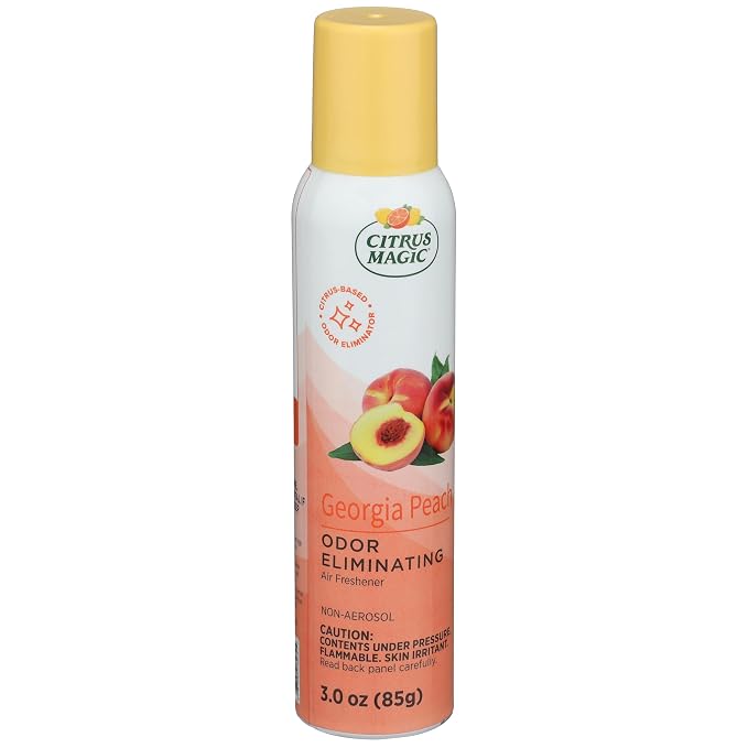 Citrus Magic Odor Eliminating Air Freshener Spray, Georgia Peach - Image 2
