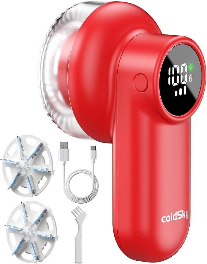coldSky Rechargeable Fabric Shaver, Lint Shaver by Fabricshaver