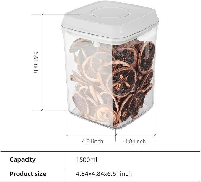 Ankou Food Airtight Containers 1.5 Qt Pop Up Food Formula Container - Image 6