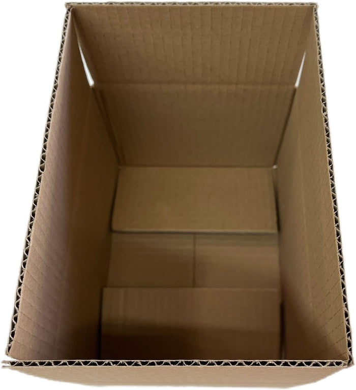 Shipping Boxes Mailers 8x5x6 inches, Corrugated Cardboard, Small Packing Kraft Moving Mailing Box, Pack of 100 PCS