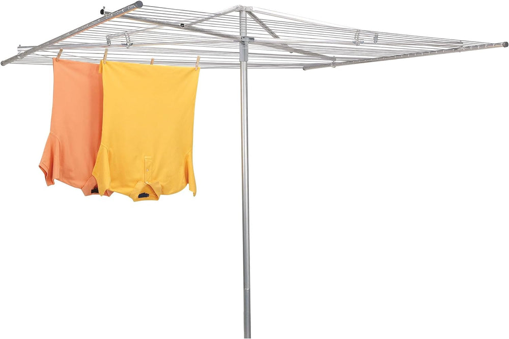 Household Essentials 17130-1 Rotary Outdoor Umbrella Drying Rack | Aluminum |...