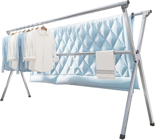 Clothes Drying Rack 63 Inches Folding Indoor Outdoor, Drying Rack Clothing by DiscovertheEleganceofAir-drying