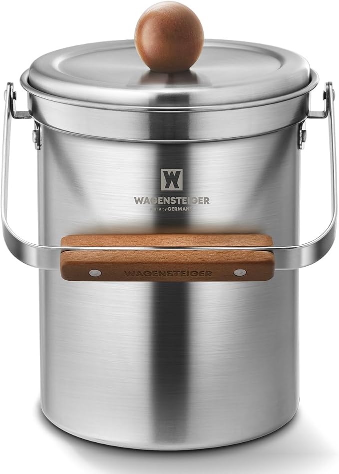 Kitchen Countertop Compost Bin 101ounces / 3Liters by Wagensteiger
