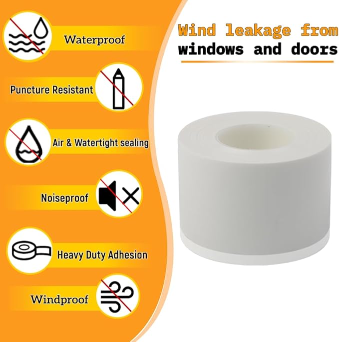 Window Insulation for Winter Weather Sealing Tape 2 Inch x 50 Yards Weather - Image 3
