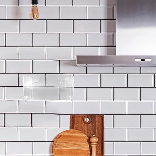 Acrylic Wall Mount Glove Dispenser and Mask Holder Storage Box - Image 8