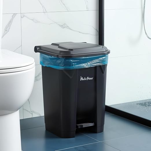 14 Gallon Step-On Trash Can/Container, Hands-Free Disposal - Image 4