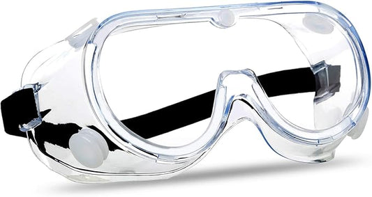 Super More Anti-Fog Protective Safety Goggles Clear Lens Wide-Vision Adjustable by SuperMore