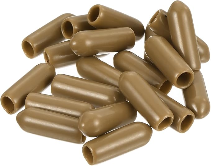 uxcell 20pcs Rubber End Caps 4mm ID Vinyl PVC Round Tube Bolt Cap Cover Screw - Image 4