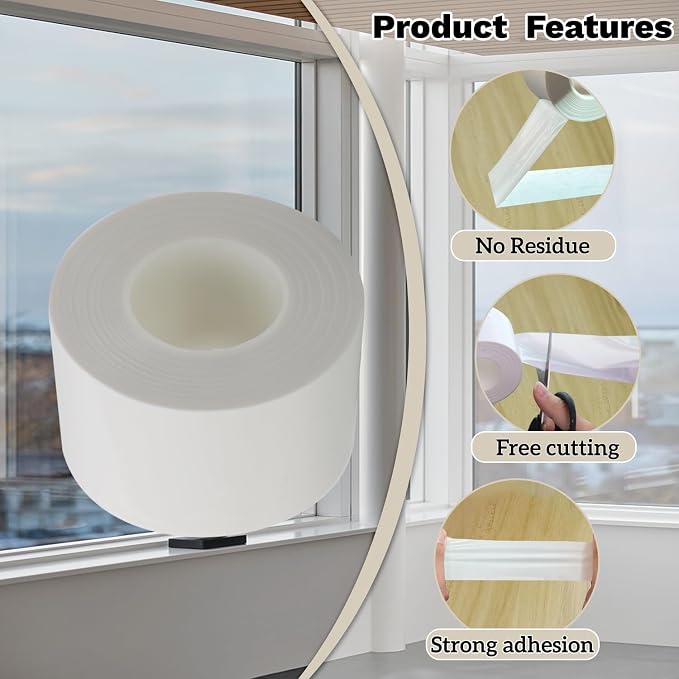 Window Insulation for Winter Weather Sealing Tape 2 Inch x 50 Yards Weather - Image 3
