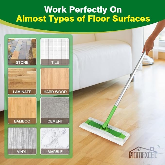HOMEXCEL Dry Sweeping Cloths Pads Compatible - Image 5