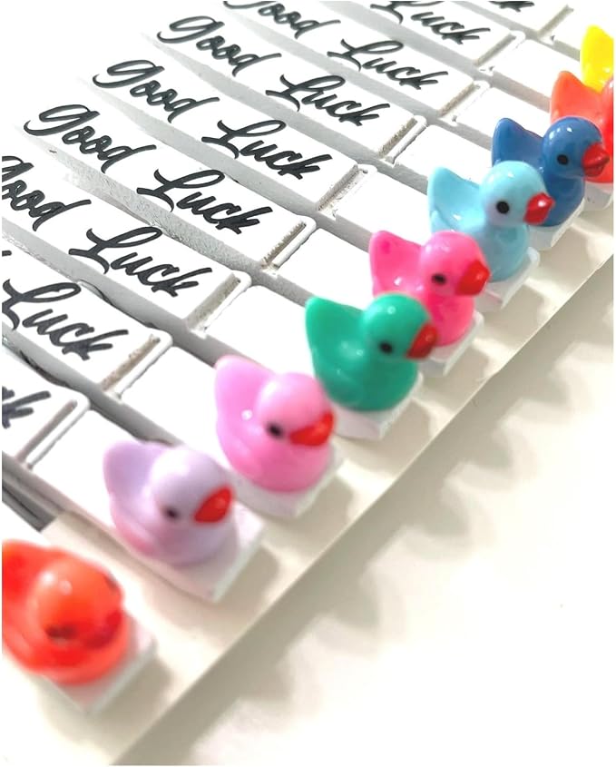 Cheer Pins for Backpack Cheer Stuff Kit 70 White Colored Clothes Pins - Image 9